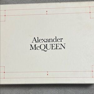 Alexander McQueen Cream Box with Red Accents